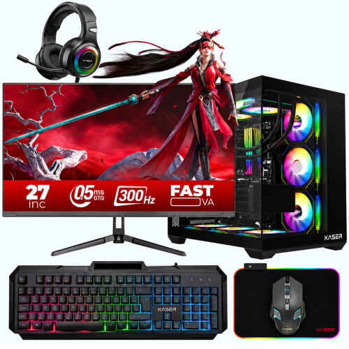 Xaser Sword X152 Ryzen 7 5700X 16GB Ram 512GB M.2 NVMe SSD 8GB RTX5060 Sıvı Soğutmalı 27