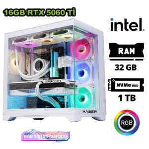Xaser Sword X180 i7 12700KF 32GB Ram 1TB M.2 NVMe SSD 16GB RTX5060Ti Sıvı Soğutmalı Oyuncu Bilgisayarı - Xaser