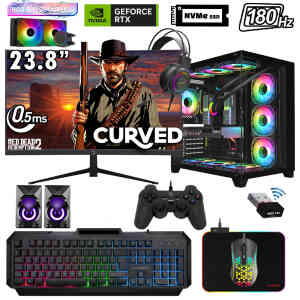 Xaser Sword X51 Ryzen 7 5700X 32GB Ram 1TB M.2 NVMe SSD 8GB RTX5060 Sıvı Soğutmalı 23.8