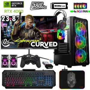 Xaser Thunder 430 Ryzen 5 7500F 32GB DDR5 Ram 2TB M.2 NVMe SSD 8GB RTX4060 23.8