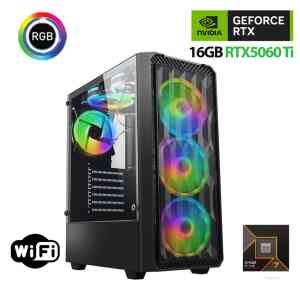 Xaser Thunder x850 Ryzen 7 7700 32GB DDR5 Ram 1TB M.2 NVMe SSD 16GB RTX5060 Ti Oyuncu Masaüstü Bilgisayarı - XASER