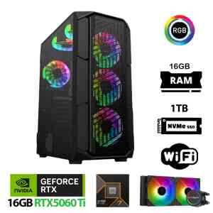 Xaser Thunder x880 Ryzen 7 9800X3D 16GB DDR5 Ram 1TB M.2 NVMe SSD 16GB RTX5060 Ti Sıvı Soğutmalı Oyuncu Bilgisayarı - XASER