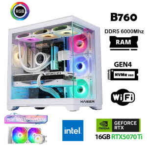 Xaser Velox X360 i7 12700KF 64GB DDR5 Ram 2TB M.2 NVMe SSD 16GB RTX5070Ti Masaüstü Oyuncu Bilgisayarı - XASER