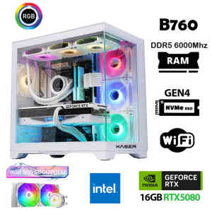 Xaser Velox X440 i7 14700f 64GB DDR5 Ram 2TB M.2 NVMe SSD 16GB RTX5080 Masaüstü Oyuncu Bilgisayarı - Xaser