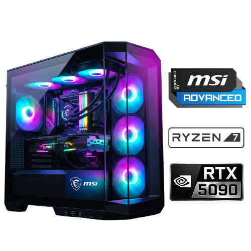 Xaser Velox x490 Ryzen 7 7800X3D 32GB DDR5 Ram 1TB M.2 NVMe SSD 32GB RTX5090 Sıvı Soğutmalı Msı Oyuncu OEM Paket - 1