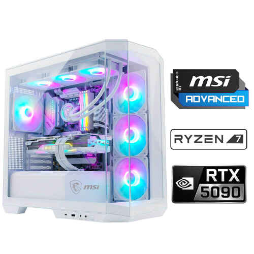 Xaser Velox x500 Ryzen 7 7800X3D 32GB DDR5 Ram 1TB M.2 NVMe SSD 32GB RTX5090 Sıvı Soğutmalı Msı Oyuncu OEM Paket - 1