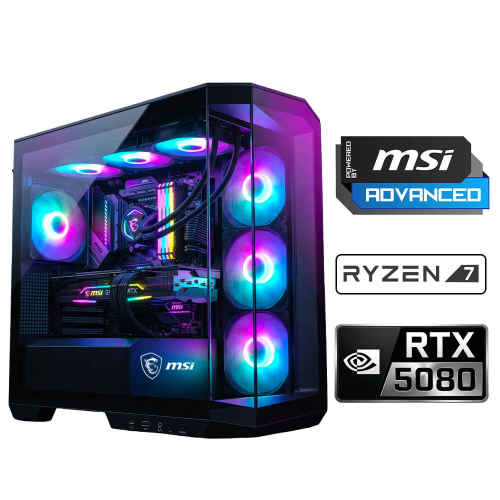 Xaser Velox x650 Ryzen 7 9800X3D 32GB DDR5 Ram 1TB M.2 NVMe SSD 16GB RTX5080 Sıvı Soğutmalı Msı Oyuncu OEM Paket - 1