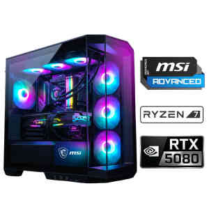 Xaser Velox x680 Ryzen 7 9800X3D 64GB DDR5 Ram 2TB M.2 NVMe SSD 16GB RTX5080 Sıvı Soğutmalı Msı Oyuncu OEM Paket - Xaser