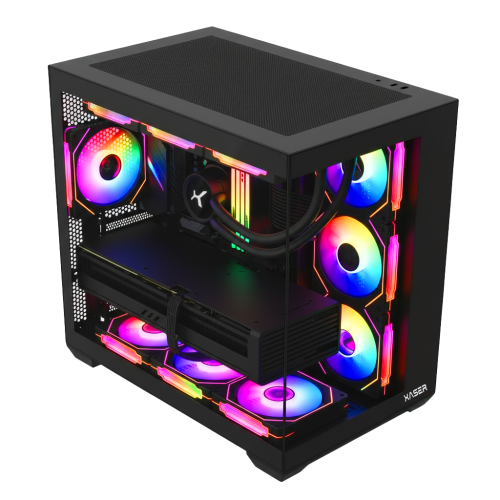 Xaser Venus X70 Ryzen 7 9800X3D 16GB DDR5 Ram 512GB M.2 NVMe SSD 8GB RTX5060 Sıvı Soğutmalı Oyuncu Bilgisayar - 2