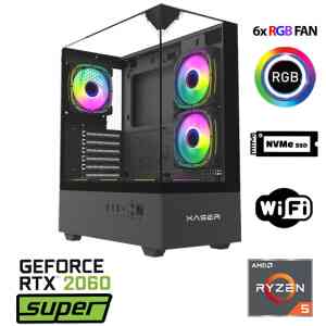 Xaser Xsr1113 Ryzen 5 5600 32GB Ram 1TB M.2 NVMe SSD 8GB RTX2060 SUPER Oyun Hazır Sistem - XASER