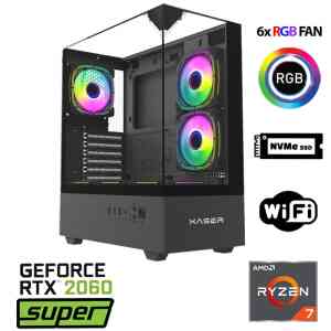 Xaser Xsr1114 Ryzen 7 5700X 32GB Ram 1TB M.2 NVMe SSD 8GB RTX2060 SUPER Oyun Hazır Sistem - XASER