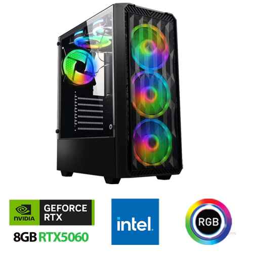 Xaser Xsr1125 i5 14400F 32GB DDR5 Ram 1TB M.2 NVMe SSD 8GB RTX5060 27