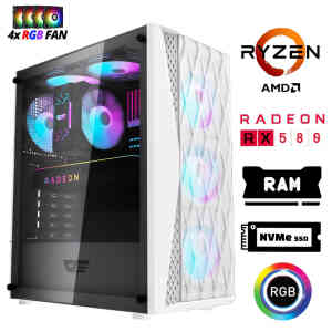 Xaser Xsr1194 Ryzen 5 5500 32GB Ram 1TB M.2 NVMe SSD 8GB RX580 Oyuncu Tavsiye Sistem - XASER