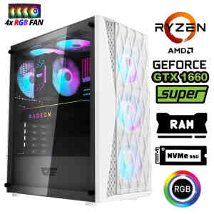 Xaser Xsr1199 Ryzen 5 5500 16GB Ram 512GB M.2 NVMe SSD 6GB GTX1660 Super Oyuncu Tavsiye Sistem - XASER