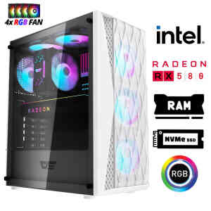 Xaser Xsr1208 i5 12400F 16GB Ram 512GB M.2 NVMe SSD 8GB RX580 256Bit Oyuncu Tavsiye Sistem - XASER