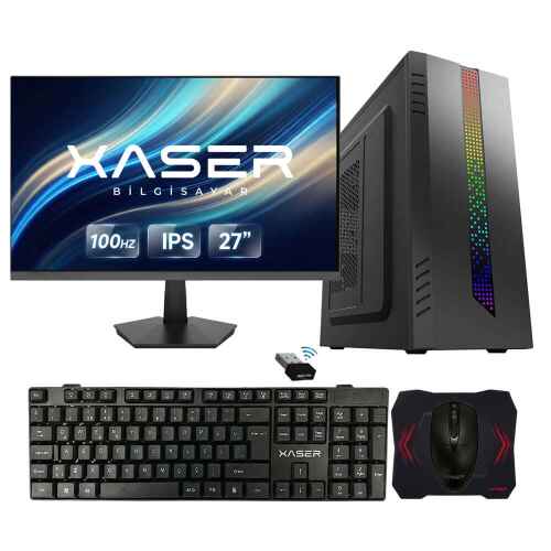 Xaser Xsr1303 i5 14400F 8GB Ram 512GB SSD 2GB GT610 Ekran Kartı 27