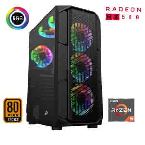 Xaser Xsr447 Ryzen 5 5600 16GB Ram 256GB M.2 NVMe SSD 8GB RX580 Ekran Kartı 23.8
