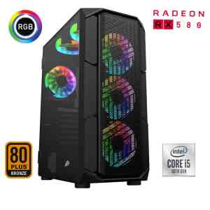 Xaser Xsr454 i5 10400F 16GB Ram 512GB M.2 NVMe SSD 8GB RX580 Ekran Kartı Oyun Hazır Sistem - XASER