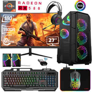 Xaser Xsr460 i5 10400F 16GB Ram 256GB M.2 NVMe SSD 8GB RX580 Ekran Kartı 27