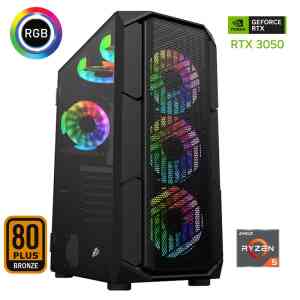Xaser Xsr591 Ryzen 5 5600 32GB Ram 512GB M.2 NVMe SSD 6GB RTX3050 Ekran Kartı Oyun Bilgisayarı - XASER