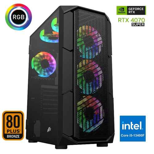 Xaser Xsr676 i5 13400F 16GB Ram 512GB M.2 NVMe SSD 12GB RTX4070 SUPER Oyun Hazır Sistem - 1
