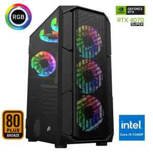 Xaser Xsr677 i5 13400F 16GB Ram 512GB M.2 NVMe SSD 12GB RTX4070 SUPER 24 180Hz Curved Oyun Hazır Sistem - Xaser (1)