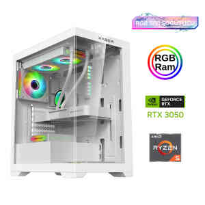 Xaser Xsr808 Ryzen 5 5600 16GB Ram 512GB M.2 NVMe SSD 6GB RTX3050 Sıvı Soğutma Oyuncu Bilgisayarı - XASER