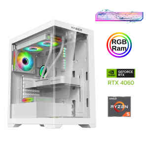 Xaser Xsr814 Ryzen 5 5600 16GB Ram 512GB M.2 NVMe SSD 8GB RTX4060 Sıvı Soğutma Oyuncu Bilgisayarı - XASER