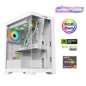 Xaser Xsr829 Ryzen 7 5700x 16GB Ram 512GB M.2 NVMe SSD 12GB RTX4070 SUPER Sıvı Soğutma Oyuncu Tavsiye Sistem - XASER