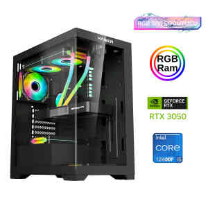 Xaser Xsr832 i5 12400F 16GB Ram 512GB M.2 NVMe SSD 6GB RTX3050 Sıvı Soğutma Oyun Bilgisayarı - Xaser