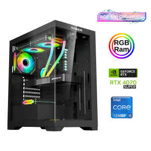 Xaser Xsr841 i5 12400F 16GB Ram 512GB M.2 NVMe SSD 12GB RTX4070 SUPER Sıvı Soğutma Oyun Hazır Sistem - Xaser