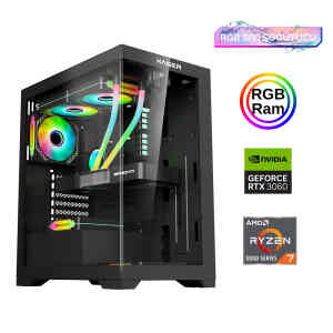 Xaser Xsr859 Ryzen 7 5700x 16GB Ram 512GB M.2 NVMe SSD 12GB RTX3060 Sıvı Soğutma Oyun Bilgisayarı - Xaser