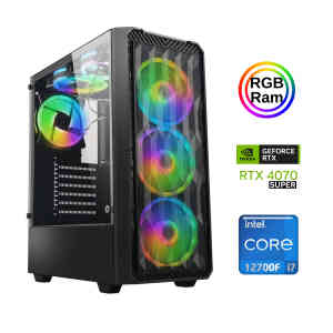 Xaser Xsr883 i7 12700F 16GB Ram 512GB M.2 NVMe SSD 12GB RTX4070 SUPER Oyun Hazır Sistem - Xaser