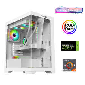 Xaser Xsr905 Ryzen 7 5700x 16GB Ram 512GB M.2 NVMe SSD 8GB RTX4060Ti Sıvı Soğutma Oyun Bilgisayarı - XASER