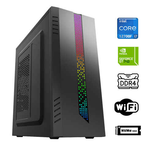 Xaser Xsr914 i7 12700F 16GB Ram 512GB M.2 NVMe SSD 4GB GT740 Ofis Hazır Sistem - 1
