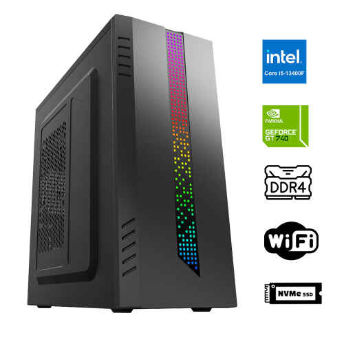 Xaser Xsr922 i5 13400F 16GB Ram 512GB M.2 NVMe SSD 4GB GT740 Ofis Hazır Sistem - 1