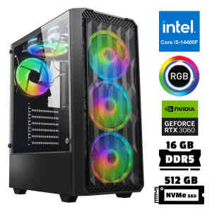 Xaser Xsr946 i5 14400F 16GB DDR5 Ram 512GB M.2 NVMe SSD 12GB RTX3060 Masaüstü Oyuncu Bilgisayarı - XASER