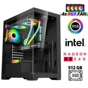 Xaser Xsr977 i7 4770 16GB Ram 512GB SSD 8GB RX580 Ekran Kartı Oyuncu Tavsiye Sistem - XASER